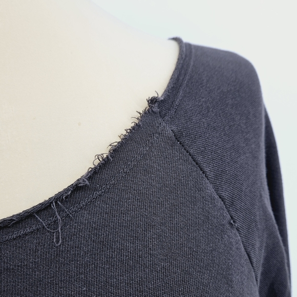 Mate The Label Far Out Donny Pullover Sweatshirt in Gray Size Large - Picture 3 of 11